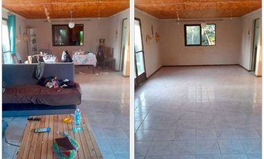 Casa Con Gran Terreno En Villa Cerrada, Malloco, Peñaflor.