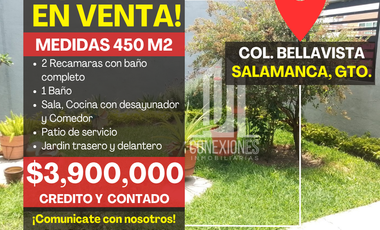 CASA EN VENTA,COLONIA BELLAVISTA,SALAMANCA,GUANAJUATO