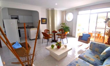 Elegante aparta-Estudio en arriendo en Pozos Colorados, a una cuadra del mar