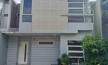 disewakan rumah cantik minimalis tengah kota dharma indah regency selangkah dr atlas sport center
