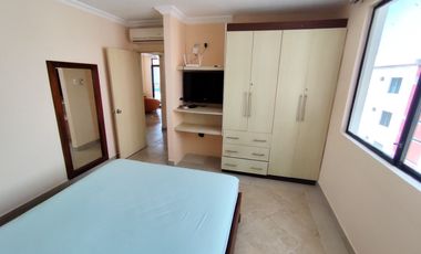 🏢 RENTO HERMOSO DEP. - DOS DORMITORIOS - PISO 3 (TONSUPA) $450.oo