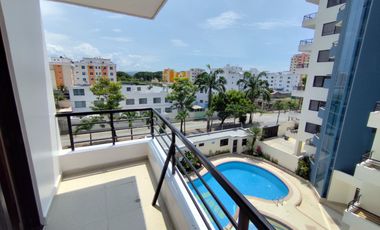 🏢 RENTO HERMOSO DEP. - DOS DORMITORIOS - PISO 3 (TONSUPA) $450.oo