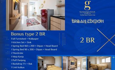 Dicicil 6X | Apartemen Gunawangsa Gresik | Full Furnished + Free Service Charge 2 Tahun