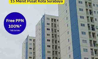 Dicicil 6X | Apartemen Gunawangsa Gresik | Full Furnished + Free Service Charge 2 Tahun