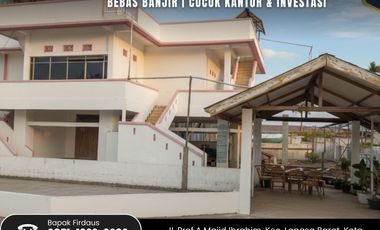 JUAL CEPAT TANAH 5292 m² FREE RUMAH 2 lantai STRATEGIS  – DEKAT PUSAT KOTA LANGSA | COCOK USAHA, KANTOR & INVESTASI