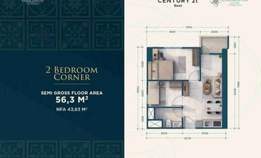 Apartemen mewah posisi paling depan di kawasan cpi dan berhadapan dgn mall Ciputra world