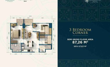 Apartemen mewah posisi paling depan di kawasan cpi dan berhadapan dgn mall Ciputra world