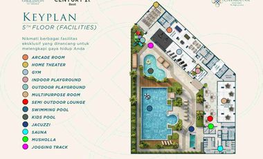 Apartemen mewah posisi paling depan di kawasan cpi dan berhadapan dgn mall Ciputra world