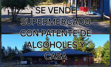 Gran oportunidad amplia y hermosa parcela con casa y local comercial ubicado en Quillón
