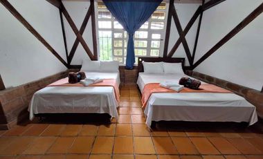 🌳FINCA VÍA TERMALES EN RENTA 
 4.400 mts² Santa Rosa de Cabal,  Vereda la Leona, Sector Vísperas