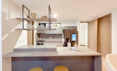 APARTAMENTO  EN ARRIENDO  AMOBLADO EN EL POBLADO