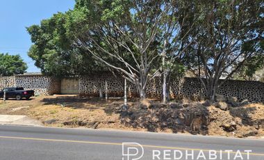 VENTA TERRENO CARRETERA XÓCHIMILCO OAXTEPEC BARDEADO CON VISTA A LOS VOLCANES, TLAYACAPAN MORELOS