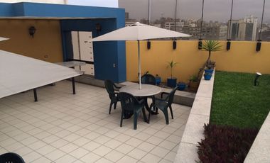 ALQUILO MINIDEPARTAMENTO  AMOBLADO -   SAN ISIDRO, JAVIER PRADO OESTE CUADRA 17  EXCELENTE UBICACION, 2 CUADRAS DEL HOTEL LOS DELFINES