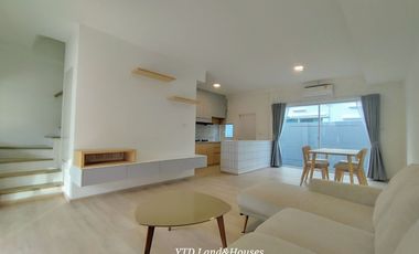 For Sale/Rent : 2-story townhome near Mega Bangna, best location in the area. Indy 2 Bangna-Ramkhamhaeng 2. Beautiful house, fully furnished