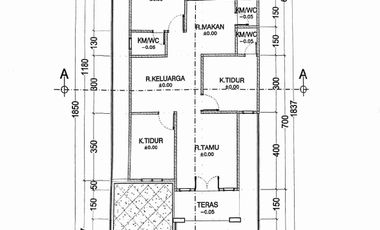Rumah siap Huni tipe 75 di jalan Pramuka Rumbai