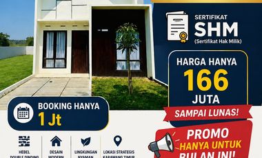 DIJUAL RUMAH HARGA TERJANGKAU, LOKASI STRATEGIS, BEBAS BANJIR, 100 JUTAAN