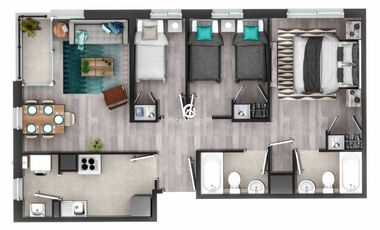 ARRENDAMOS AMPLIO DEPTO EN CONDOMINIO CUMBRES
