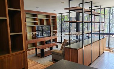 Renta departamento amueblado, equipado y amplio Lope de Vega Polanco V sección Miguel Hidalgo 262913MTZP