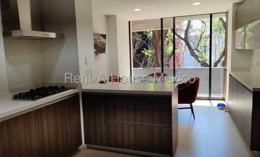 Renta departamento amueblado, equipado y amplio Lope de Vega Polanco V sección Miguel Hidalgo 262913MTZP