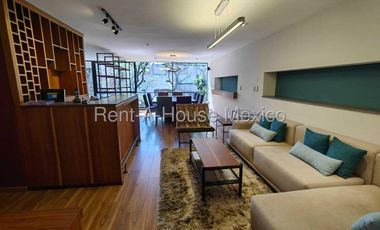 Renta departamento amueblado, equipado y amplio Lope de Vega Polanco V sección Miguel Hidalgo 262913MTZP