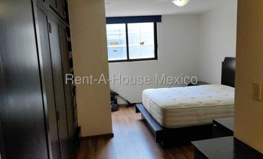 Renta departamento amueblado, equipado y amplio Lope de Vega Polanco V sección Miguel Hidalgo 262913MTZP