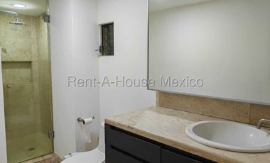 Renta departamento amueblado, equipado y amplio Lope de Vega Polanco V sección Miguel Hidalgo 262913MTZP
