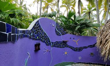 Ecolodge en Venta en Palomino, 100 metros de frente de playa, Colombia