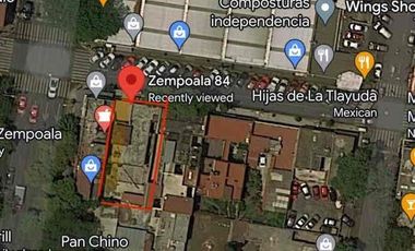 Inmueble Uso Mixto 311 m2 Terreno/ con amplio uso de suelo CB/3/20/A/Centro de Barrio/Frente a Mercado, Ideal para inmuebles mixtos/Locales comerciale