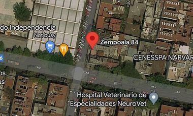 Inmueble Uso Mixto 311 m2 Terreno/ con amplio uso de suelo CB/3/20/A/Centro de Barrio/Frente a Mercado, Ideal para inmuebles mixtos/Locales comerciale