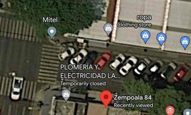 Inmueble Uso Mixto 311 m2 Terreno/ con amplio uso de suelo CB/3/20/A/Centro de Barrio/Frente a Mercado, Ideal para inmuebles mixtos/Locales comerciale