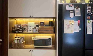 Apartemen Paladian Park, tower G, luas 128 m2, lantai 12, 2 unit gabung jadi 1, 3+1 kt, 2 km, full furnish