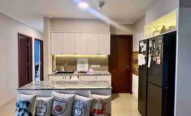 Apartemen Paladian Park, tower G, luas 128 m2, lantai 12, 2 unit gabung jadi 1, 3+1 kt, 2 km, full furnish