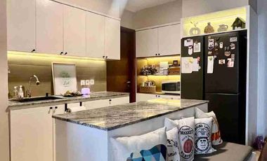 Apartemen Paladian Park, tower G, luas 128 m2, lantai 12, 2 unit gabung jadi 1, 3+1 kt, 2 km, full furnish