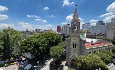 Oficina amueblada a 2 cuadras de Reforma-Insurgentes/Despacho-Consultorio/ No pague rentas con mantenimientos altos en corporativos.