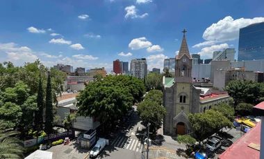 Oficina amueblada a 2 cuadras de Reforma-Insurgentes/Despacho-Consultorio/ No pague rentas con mantenimientos altos en corporativos.