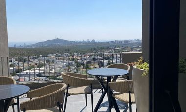 DEPARTAMENTO EN RENTA DE UNA RECAMARA TOTALMENTE AMUEBLADO EN TORRE PONTICELLI DE LA CAMPIÑA DEL BOSQUE