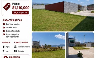 ¡¡OPORTUNIDAD DE TERRENOS URBANIZADOS EN AMECAMECA!!
