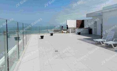 se renta departamento edificio mediterraneo en el Ocean club playas