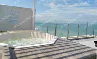 se renta departamento edificio mediterraneo en el Ocean club playas