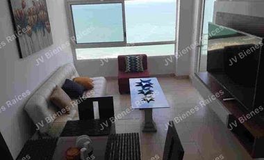 se renta departamento edificio mediterraneo en el Ocean club playas