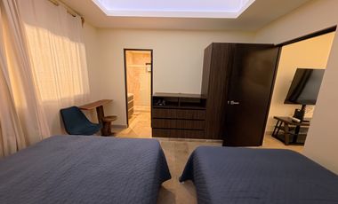 Amplio Departamento en Renta en el Centro de Playa del Carmen – 2 Recámaras