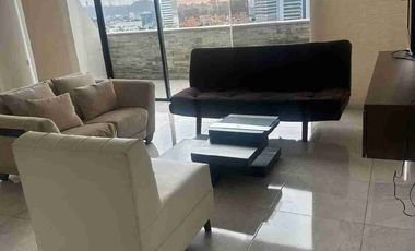 ALQUILO DEPARTAMENTO AMOBLADO 2 DORMITORIOS EN TORRES DEL HILTON COLON GUAYAQUIL ECUADOR