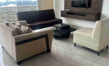 ALQUILO DEPARTAMENTO AMOBLADO 2 DORMITORIOS EN TORRES DEL HILTON COLON GUAYAQUIL ECUADOR