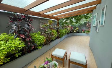 Alquilo exclusivo departamenti amoblado con jardín y terraza en primer piso