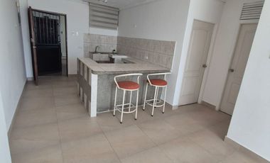 Departamento Semiamoblado en Alquiler en la Alborada, 2 Habitaciones,  1 Baño, Parqueo, Norte de Guayaquil.