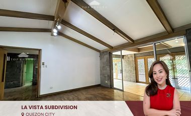 1,234 SQM 4 Bedroom 4BR House and Lot for Sale in Quezon City at La Vista Subdivision