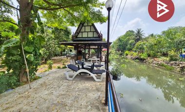 ขายบ้านเดี่ยวพร้อมที่ดิน เนื้อที่ 3 ไร่ 88 ตร.วา อัมพวา สมุทรสงคราม