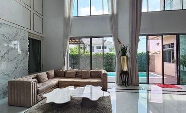 For Sale/Rent: Detached house with private pool in the Ratchaphruek area, opposite Central WestVille ✨✨ Fully Furnished / Ready to Move In ✨ Near Inte