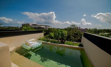 Penthouse en Venta en Aldea Zama, Tulum, Kuukum.