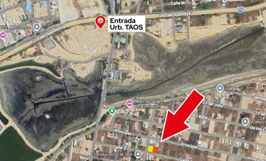 Terreno Esquinero en Venta de 500 m² - Urbanización Taos, Punta Blanca, Santa Elena